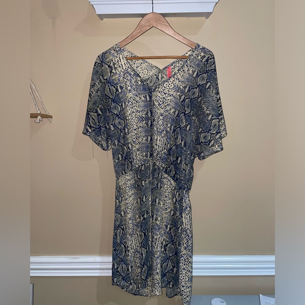 Snake print super lightweight fabric dress by EIGHT SIXTY